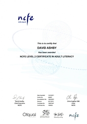 Literacy Certificate Level 2 - Equivalent to O Level