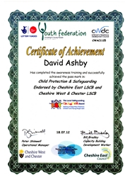 Safeguarding1 Certificate - Training & Assessing